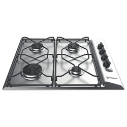 Indesit Aria PAA642IXI Built-In Gas Hob, Stainless Steel